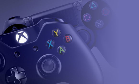 Line of gamepads used for automatic controller mapping